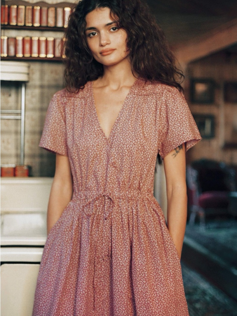 Christy Dawn Heart Floral Dawn Dress